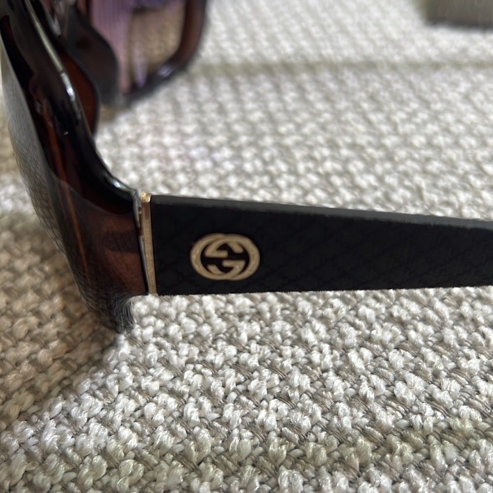 NWOT GUCCI GG3715/S Oversized brown sunglasses - Picture 5 of 6